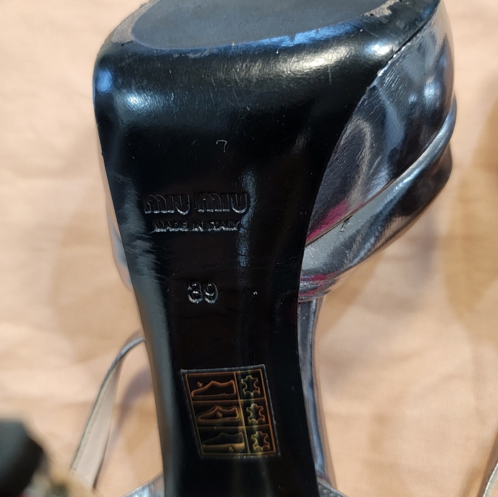 Miu Miu Bling Heels 39 US 9 - Picture 4 of 5